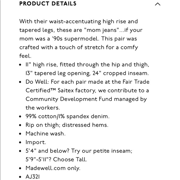 Madewell The Perfect Vintage Jean - Picture 5 of 8